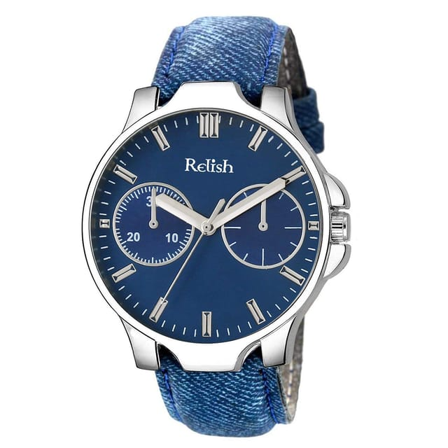 Blue Strap Analog Watch