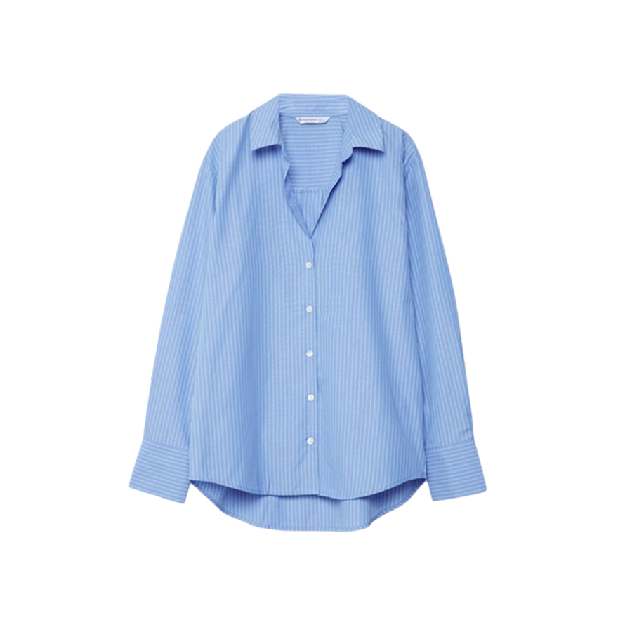 Basic poplin shirt oversized casual