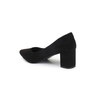 Carlton Black Solid Women Block
