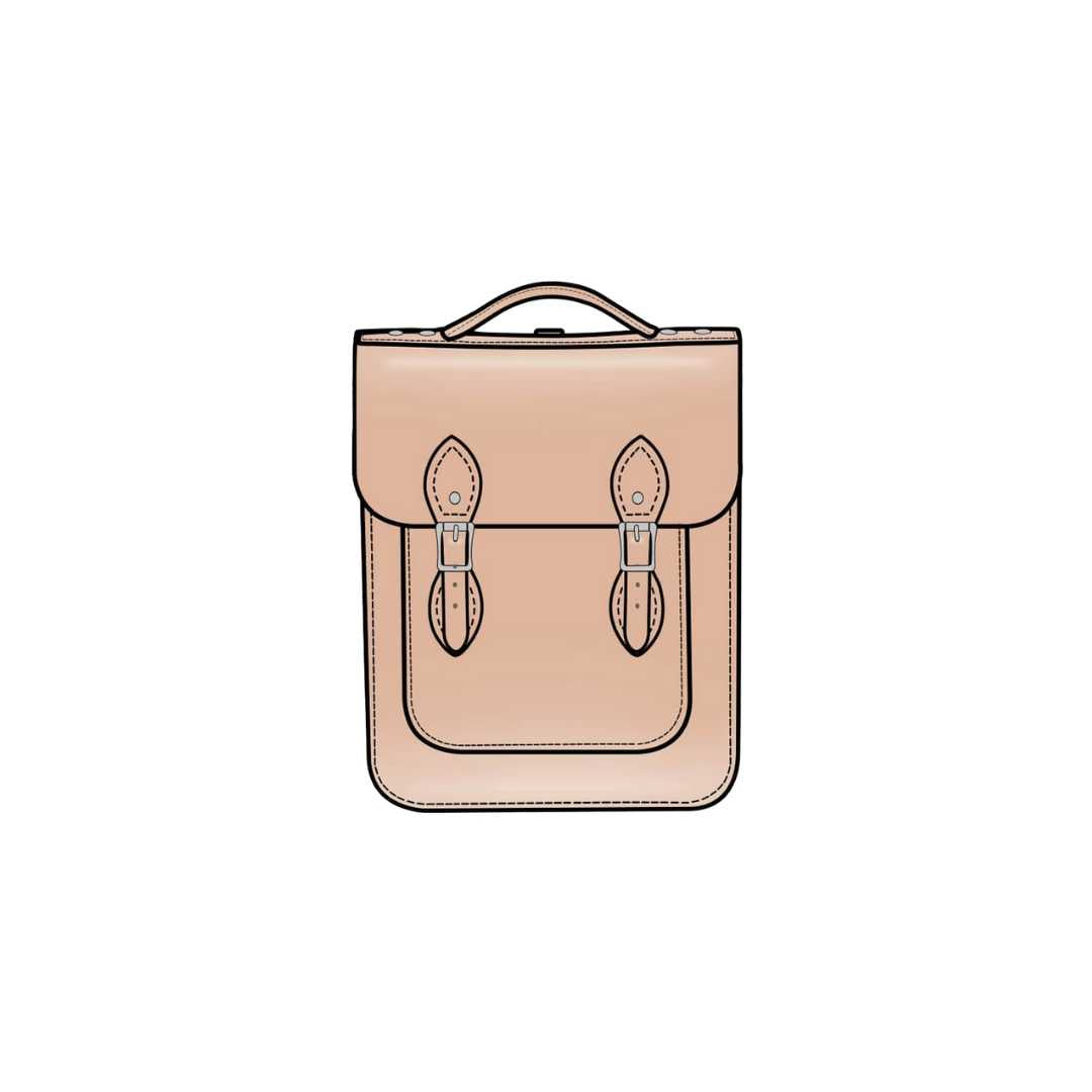 Medium Leather Backpack